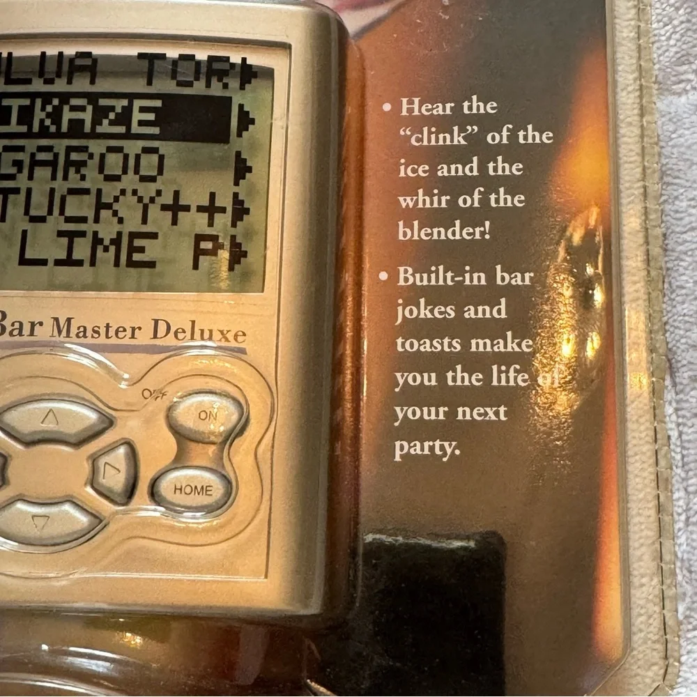 Excalibur BarMaster Deluxe Drink Recipe Assistant‎ NIB 1000+ Recipes